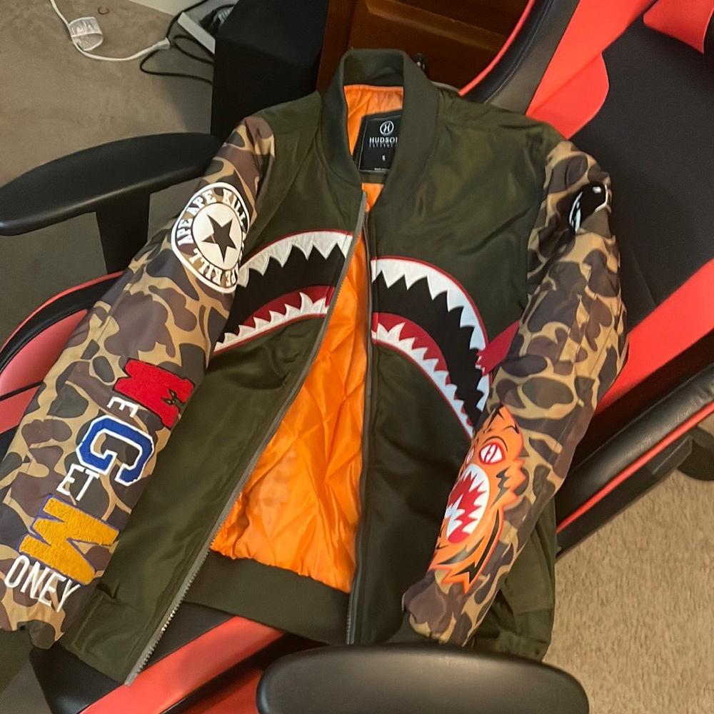 Bape x Hudson bomber
